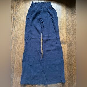 Women's Navy Blue Boot Cut Pants